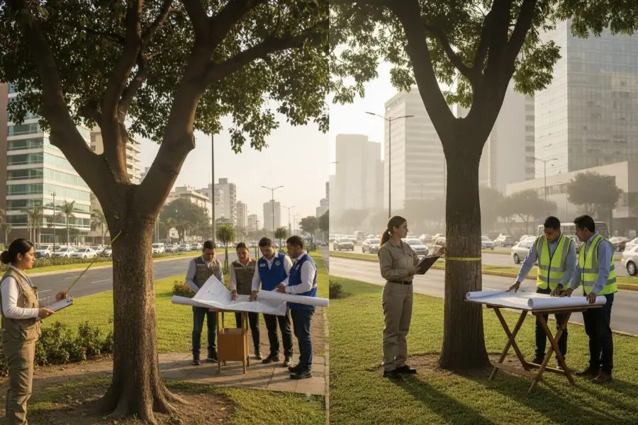 Evaluación para traslado de árboles